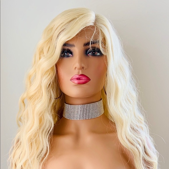Long Gorgeous Blonde Lace Front Synthetic Wig for Everyday Wear or Events - Picture 8 of 14